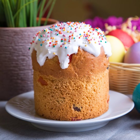 Паска з опарою на манці