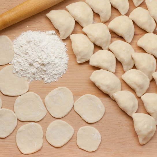 Тесто для вареников на минералке