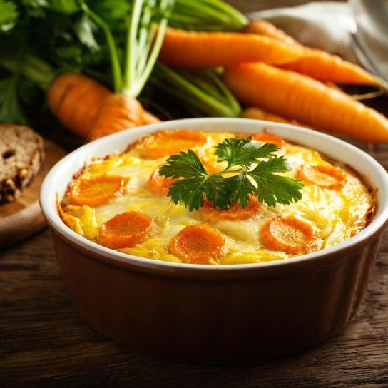 Бабка з моркви та нуту