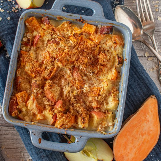 вівсяна запіканка з яблуками