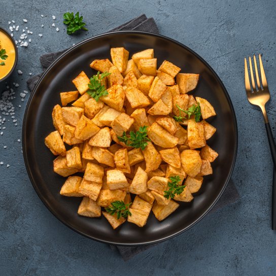 Смажена картопля по-іспанськи