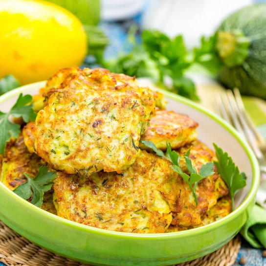 Оладки з кабачків і картоплі