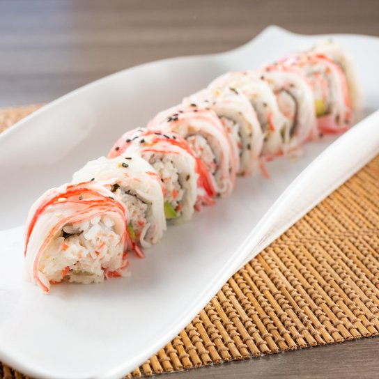 Суші з крабових паличок і рису
