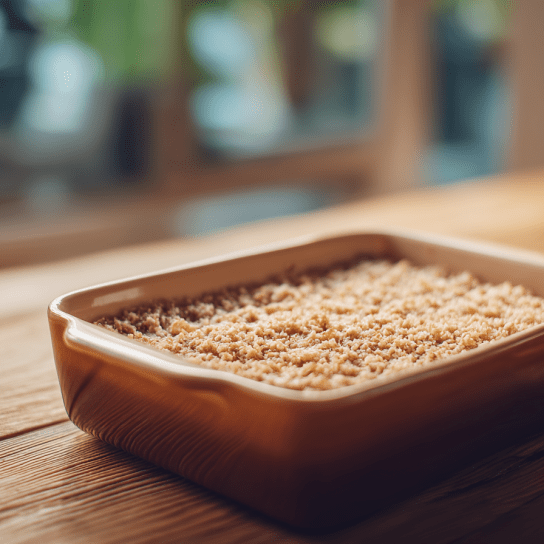 Десерт з рисових хлібців