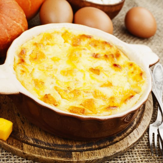 Гарбуз, запечений у сметані з кмином