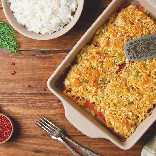 Горбуша у морквяній шубці рецепт