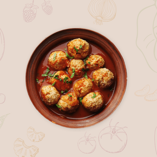 Мітболи з яловичиною і горіхами від Клопотенка