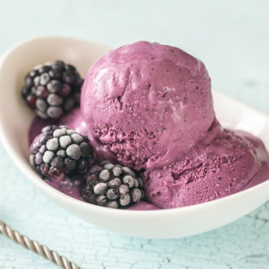 Ожинове морозиво - домашній рецепт