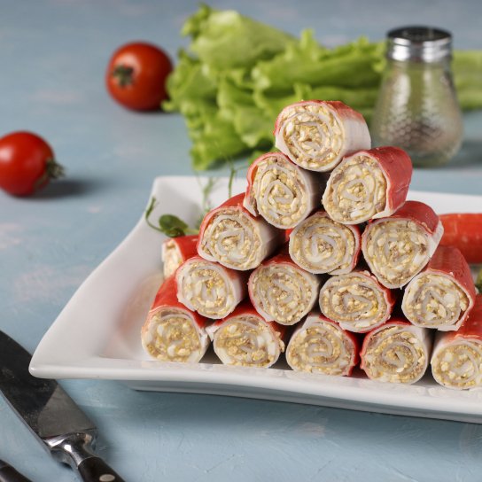 Фаршировані крабові палички