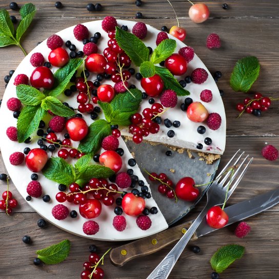 Пиріг з кремом на кокосовому молоці