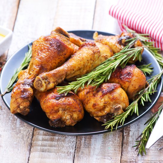 курка запечена з лимоном