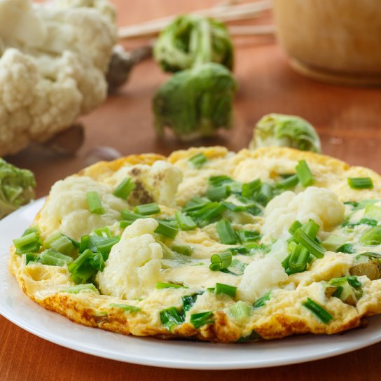 Омлет із цвітною капустою