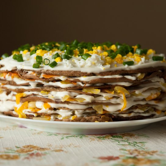 Торт з печінки