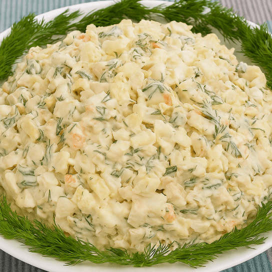 Салат з хеком