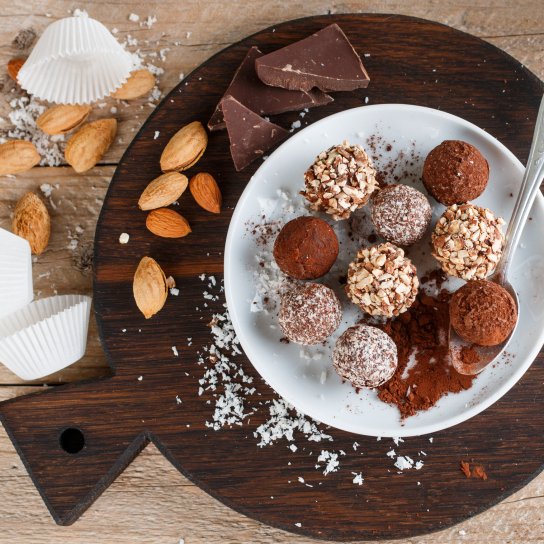 домашні цукерки з мигдалем