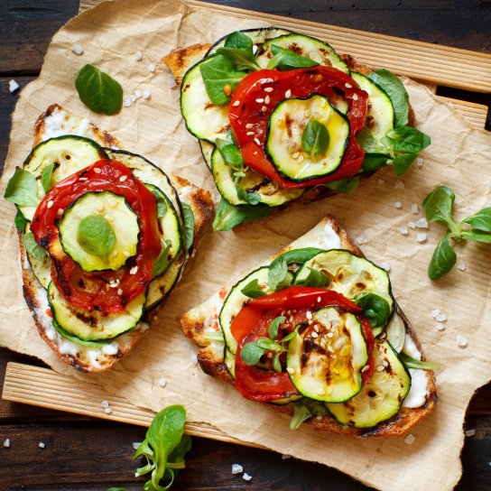 Сендвіч з кабачком та сиром