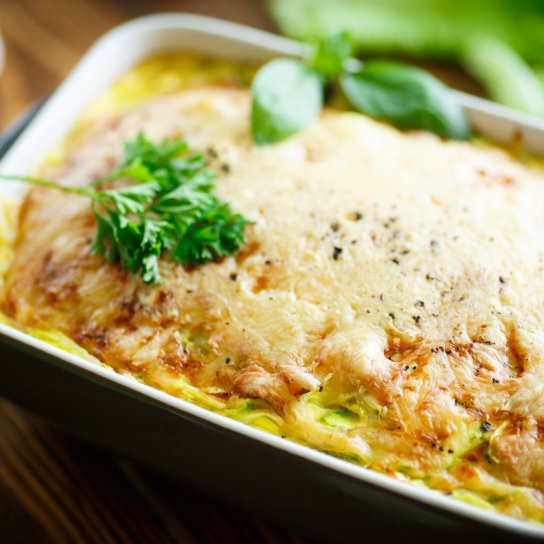 Ніжна кабачкова запіканка