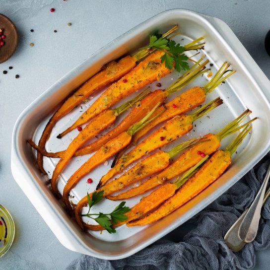 Запечена у духовці морква