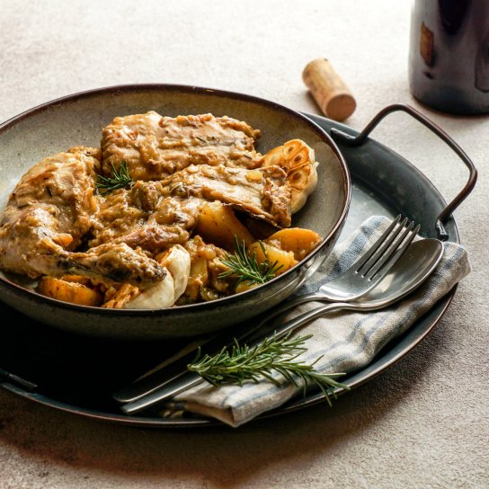 Кролик у гірчичному соусі