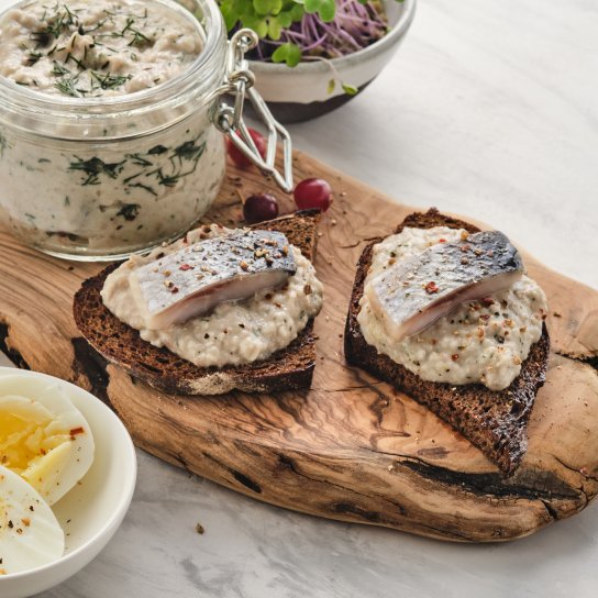 Форшмак с яблоками