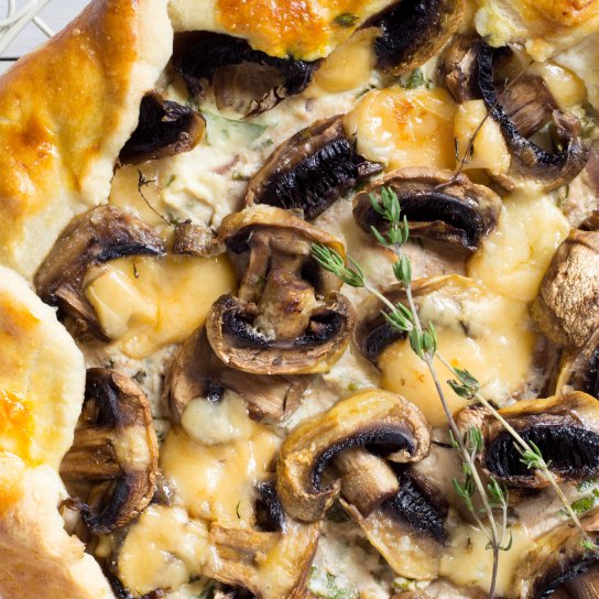 Галета з печерицями