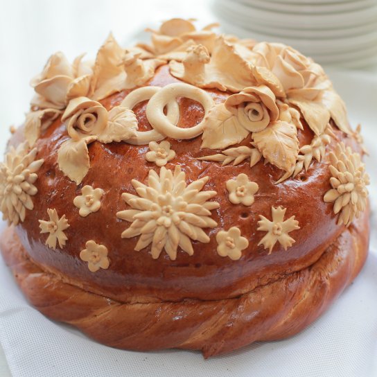 Традиційний сахновщинський коровай