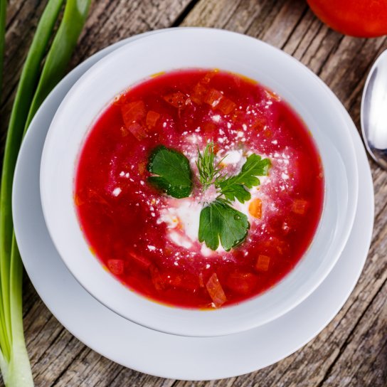 Підбиваний борщ без м'яса