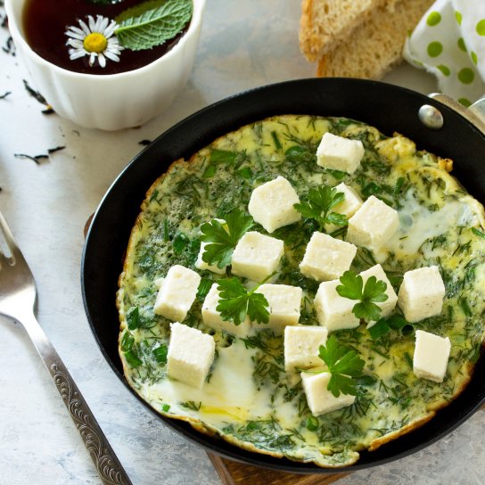 омлет скроб з бринзою