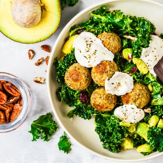 Фрикадельки із сочевиці та грибів