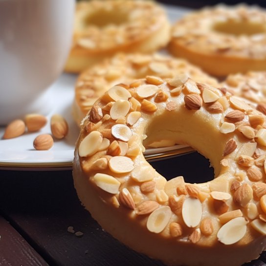 Пісочні кілечка з горіхами