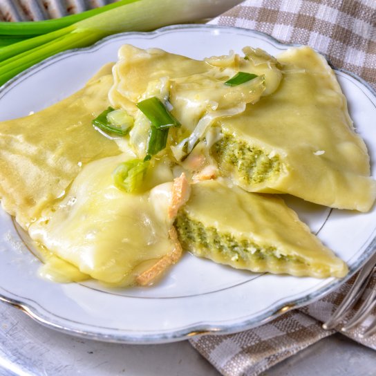 Немецкие шпинатные «равиоли»