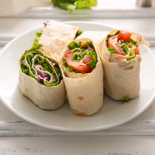 Веганський рол з лаваша