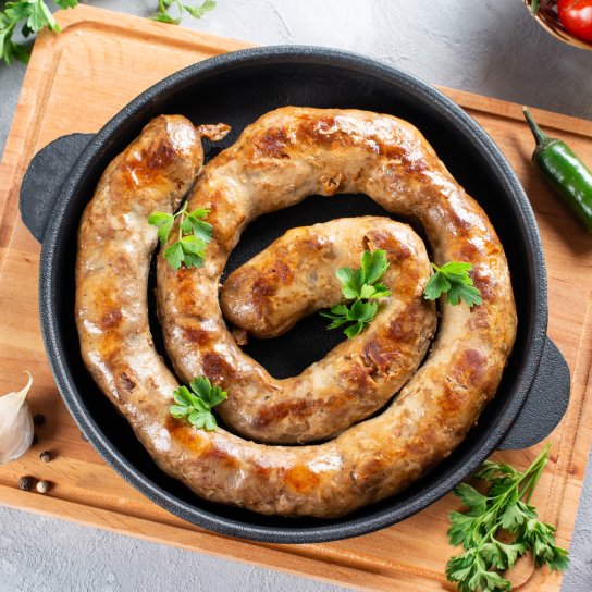 Домашня ковбаса зі свинини