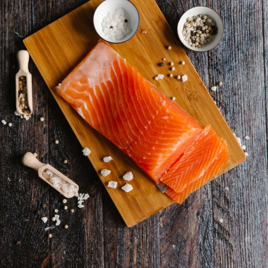 солений лосось