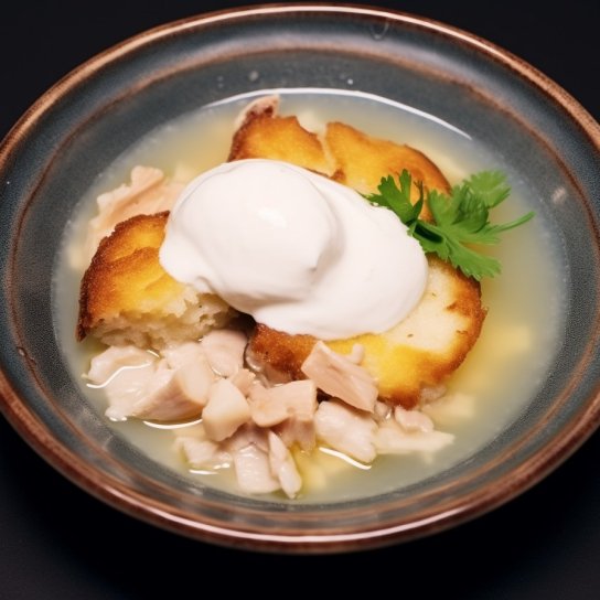 Тертюхи в курином бульоне