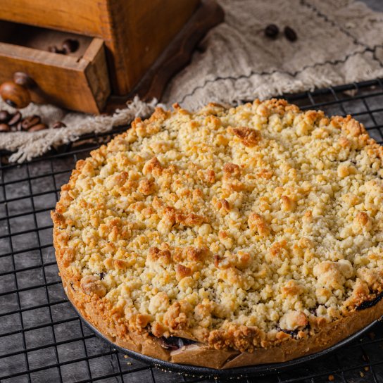 Тертий пиріг на смальці