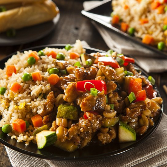 Куряче філе кунг пао