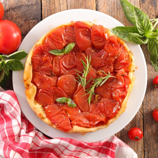 Тарт татен з томатами