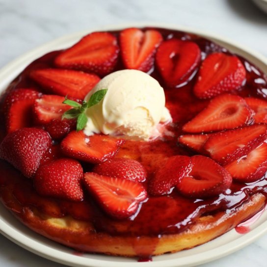 Літній полуничний тарт татен від Джеймі Олівера