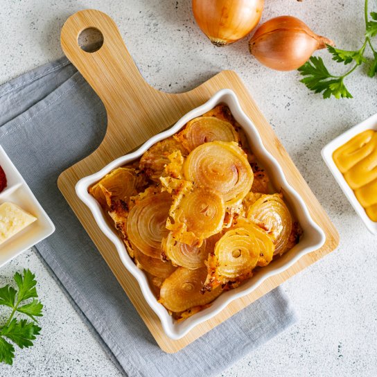 Цибулеві чипси з сиром