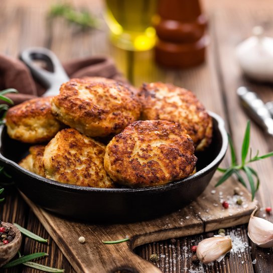 Тернопільські котлети з м’ясом і картоплею