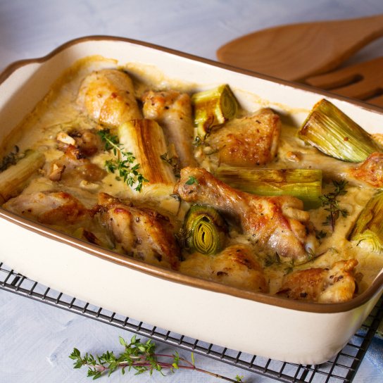 Курка в сметані