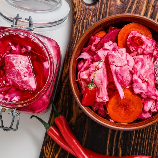 Пряна капуста з буряком: рецепт