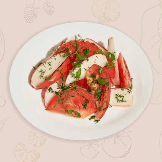 салат редиски і помідорів рецепт клопотенко