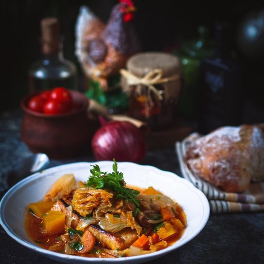 овочевий суп з майорки