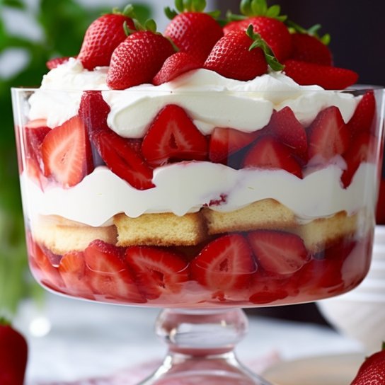 Полунично-імбірний трайфл