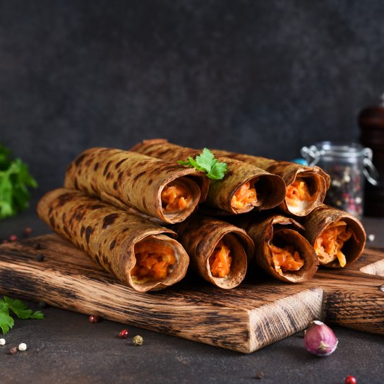 Печінкові млинці з начинкою