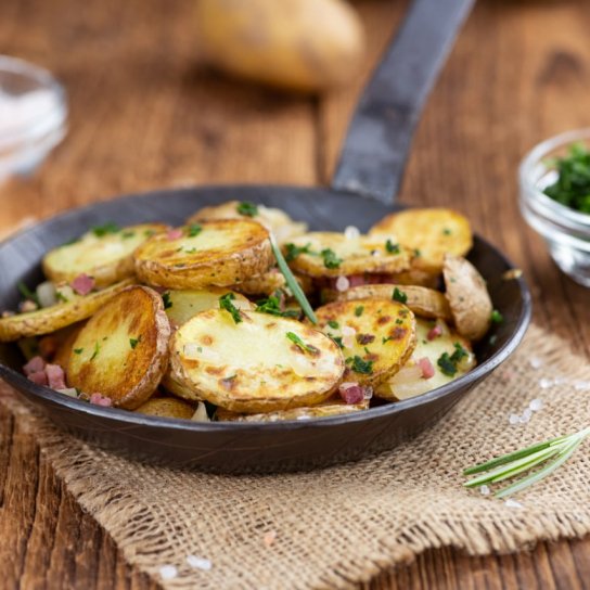 смажена картопля в індійському стилі