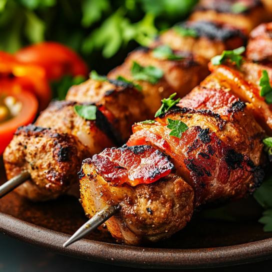 Курячі шашлички на мангалі