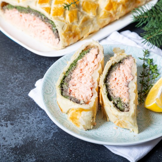 Лосось «Веллінгтон»